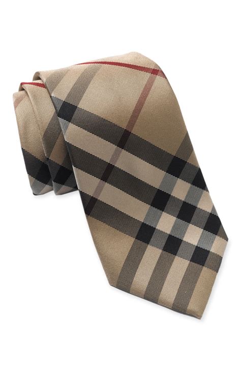 burberry woven silk tie